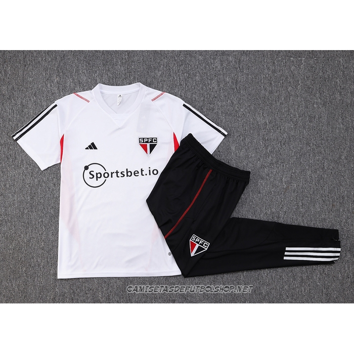 Chandal del Sao Paulo 23-24 Manga Corta Blanco